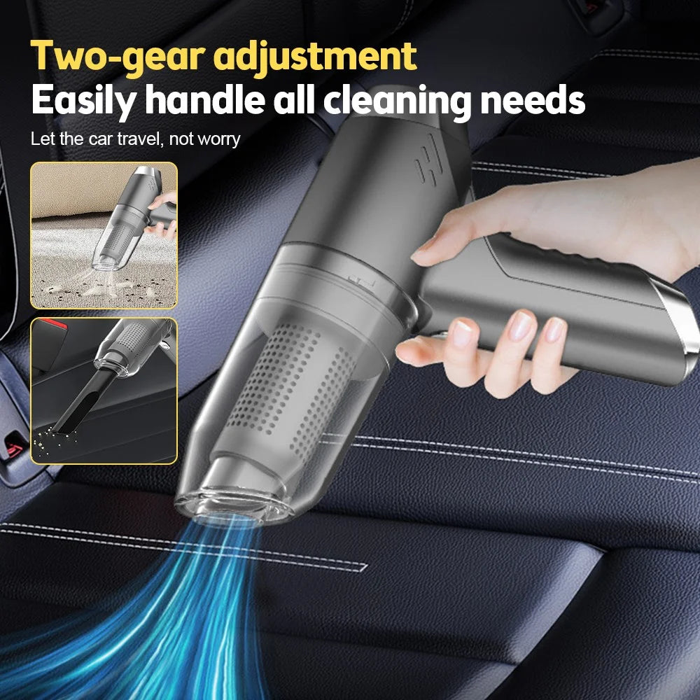 SUITU ST-6617Pro Brushless Motor Cordless Handheld Vacuum Cleaner for Car Home Cleaning - Grey - 2