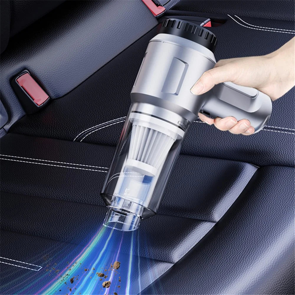 SUITU ST-6651 Cordless Handheld Car Vacuum Cleaner Hand Brushless Vacuum for Car / Office / Home - Grey - 2