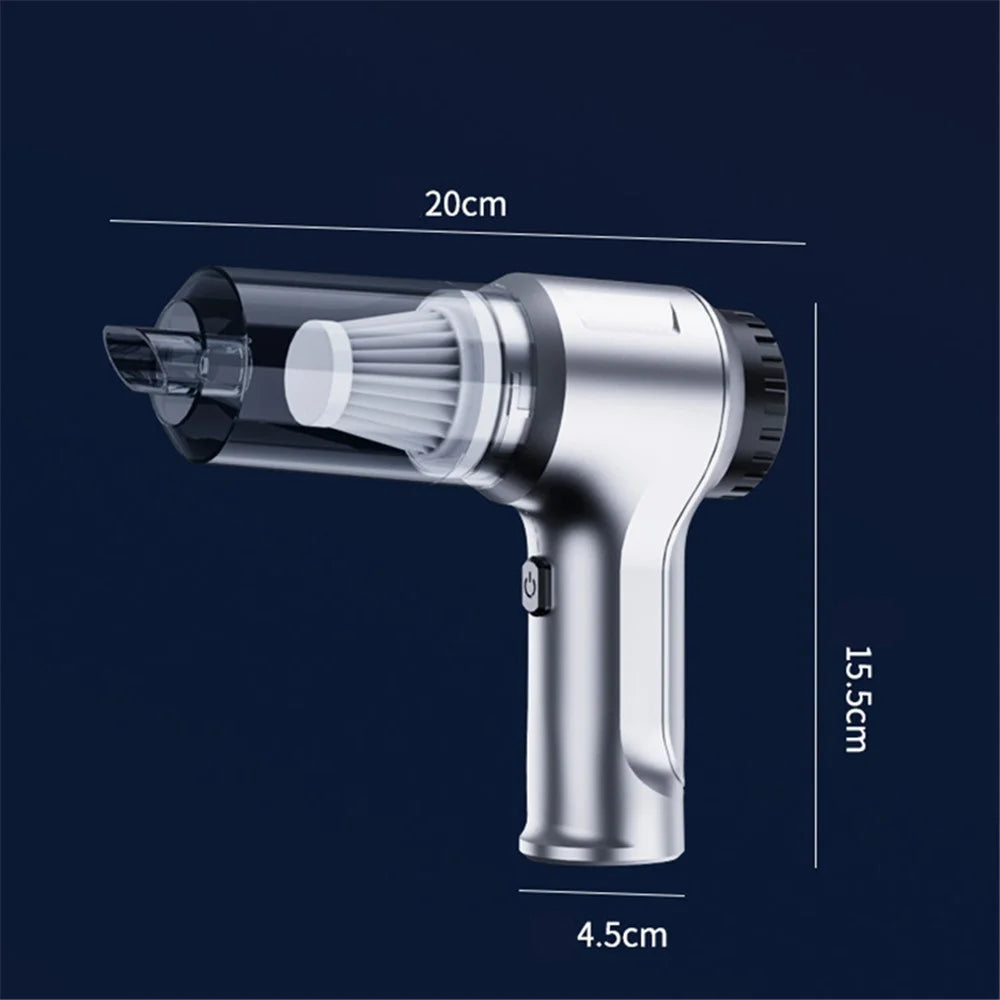 SUITU ST-6651 Cordless Handheld Car Vacuum Cleaner Hand Brushless Vacuum for Car / Office / Home - Grey - 7