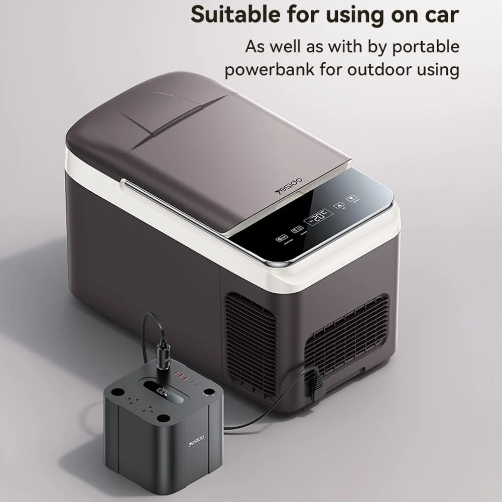 YESIDO VC09 28L Car Refrigerator LCD Display Portable Freezer Touch Control Cooler - 7