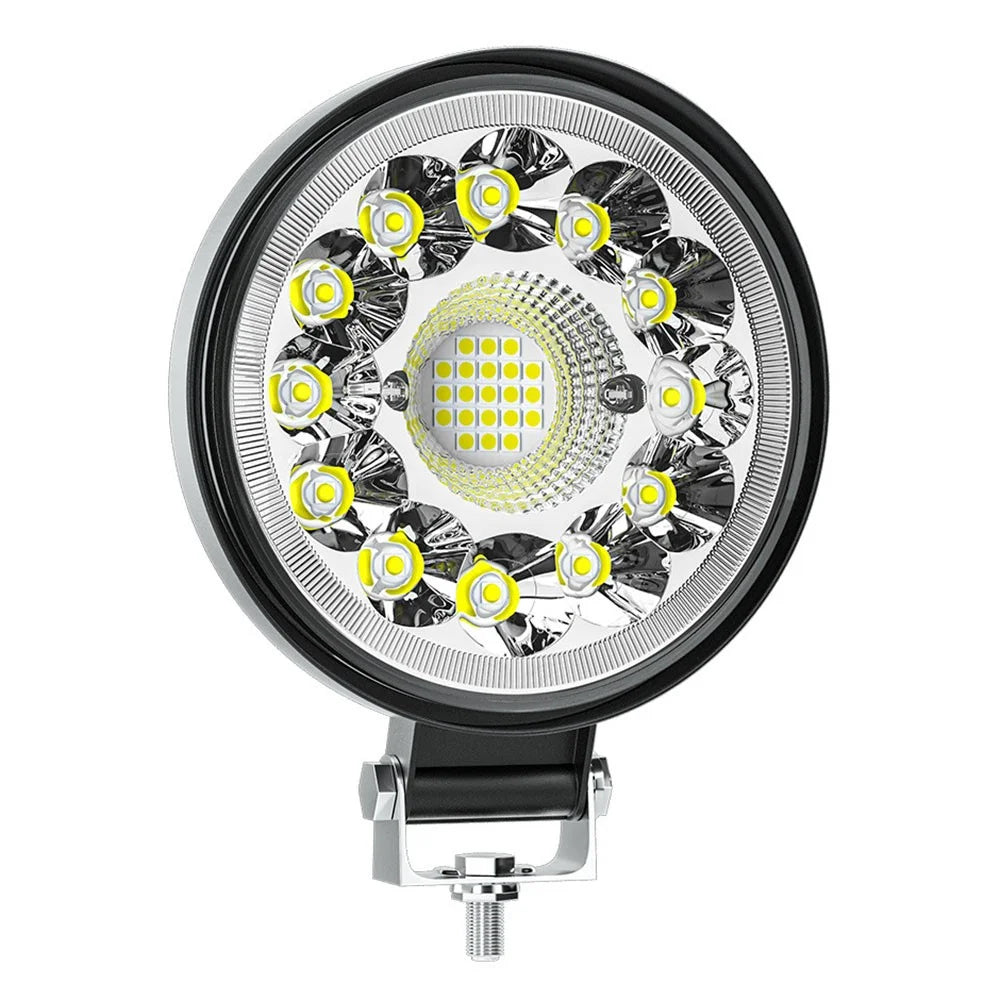 4-inch 33LED Car SUV Off-Road Round Spotlight Floodlight Working Lamp Vehicle Driving Headlight - 6