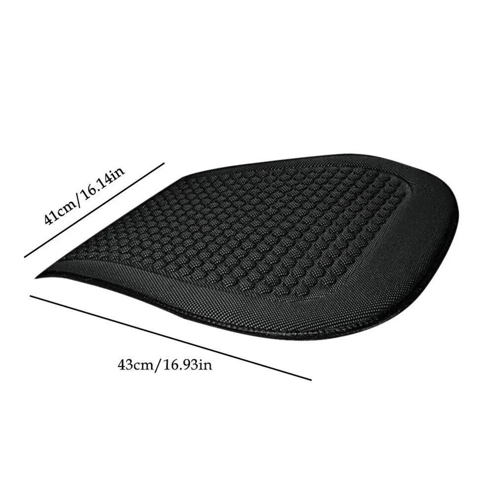 2Pcs Car Truck Front Seat Cushion Cool Breathable Fatigue Relief Vehicle Seat Pad - Grey - 6