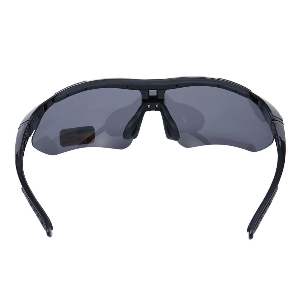 ROCKBROS Polarized Sports Sunglasses UV Protection Outdoor Sports Cycling Glasses - Black - 4