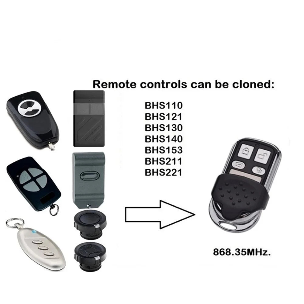 868.3MHz Garage Door Command Duplicator HSM2 HSM4 868 Digital D302 382 BHS110 Remote Control - 4