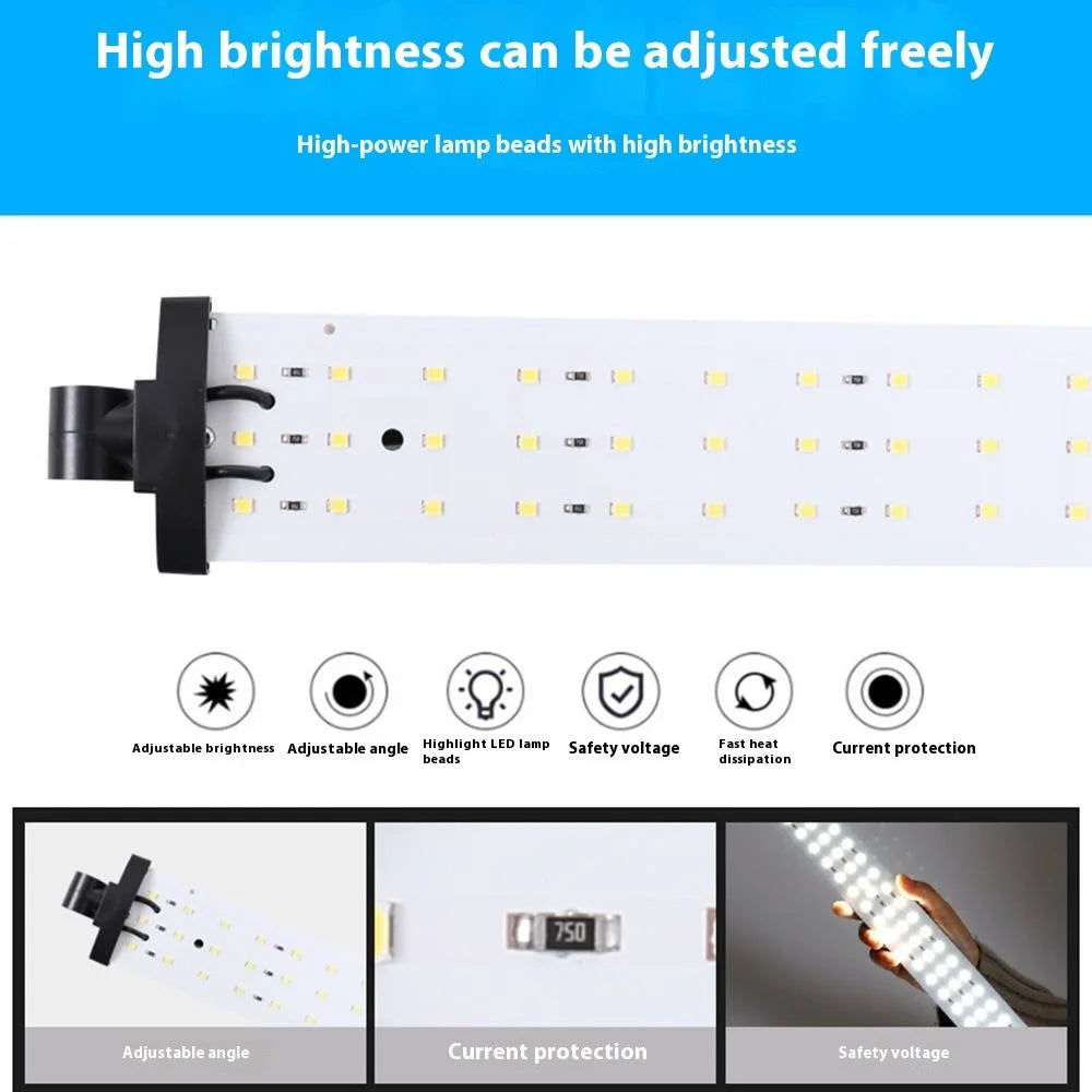 80cm Portable Photo Studio Box 3 LED Light Panels Dimmable Photography Lighting Kit - US Plug - 5