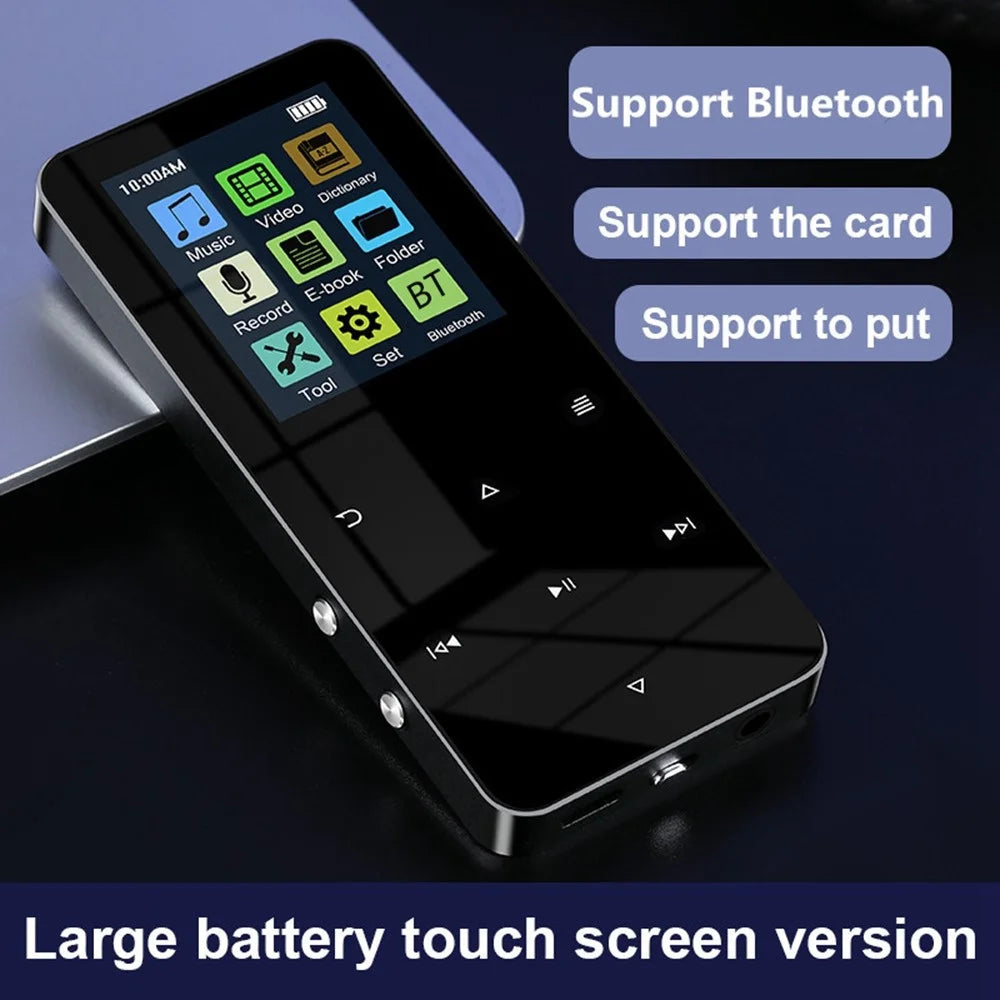 S308 32GB TF Card Touch Screen MP3 Sound Recorder Music Video MP4 Player with Dictionary (No Bluetooth-compatible Function) - Silver - 4