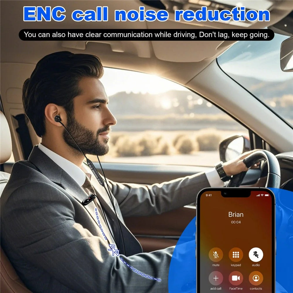 D1 Portable Lapel Recorder ENC Noise Reduction 32GB Voice Recorder with Speaker Bluetooth-Compatible for Students Class Business Meeting - 4