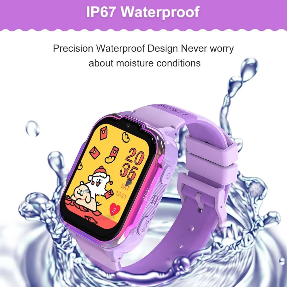 DH20 1.83-inch 4G Kids Smart Watch Camera Student 4G Video Call Smart Bracelet - Purple - 6