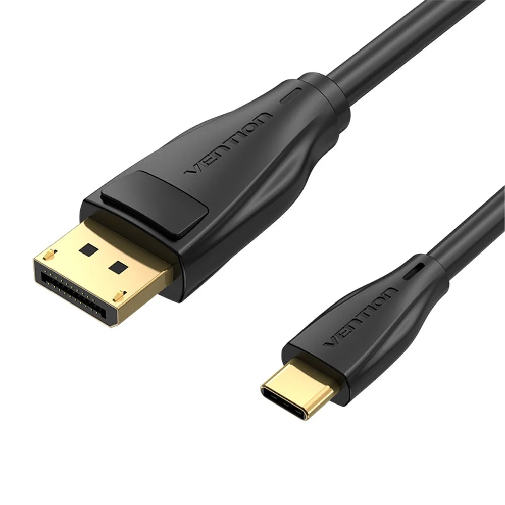 VENTION CGYBF CGY Series 1m Type-C to DP Cable 8K USB-C to DisplayPort Adapter Screen Synchronization for Laptop PC - 1