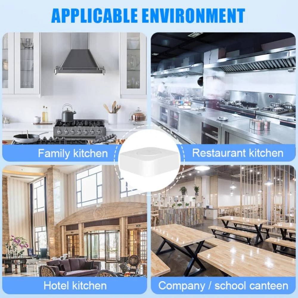 Tuya Smart Gas Alarm Zigbee Combustible Gas Detector Natural Gas Alarm Device - 7