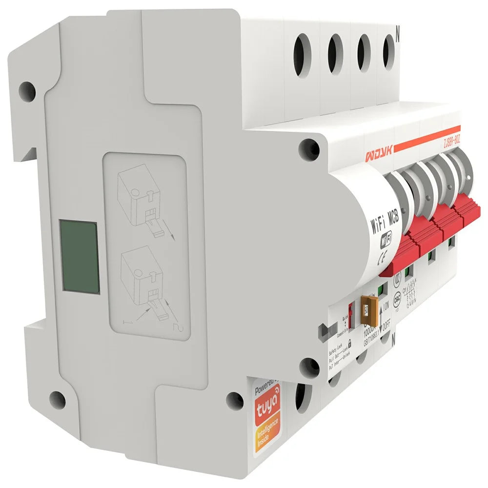 4P 125A Tuya Smart Home WiFi Circuit Breaker Remote Control Cloud-Managed Intelligent Switch - 2