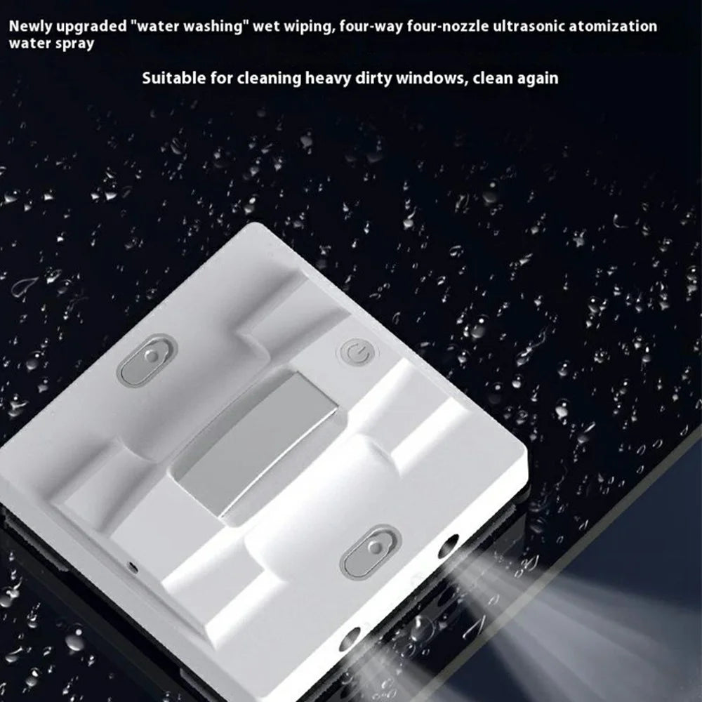 M83 Window Cleaning Robot Automatic Electric Remote Control Glass Cleaner for Home Use - White - 3