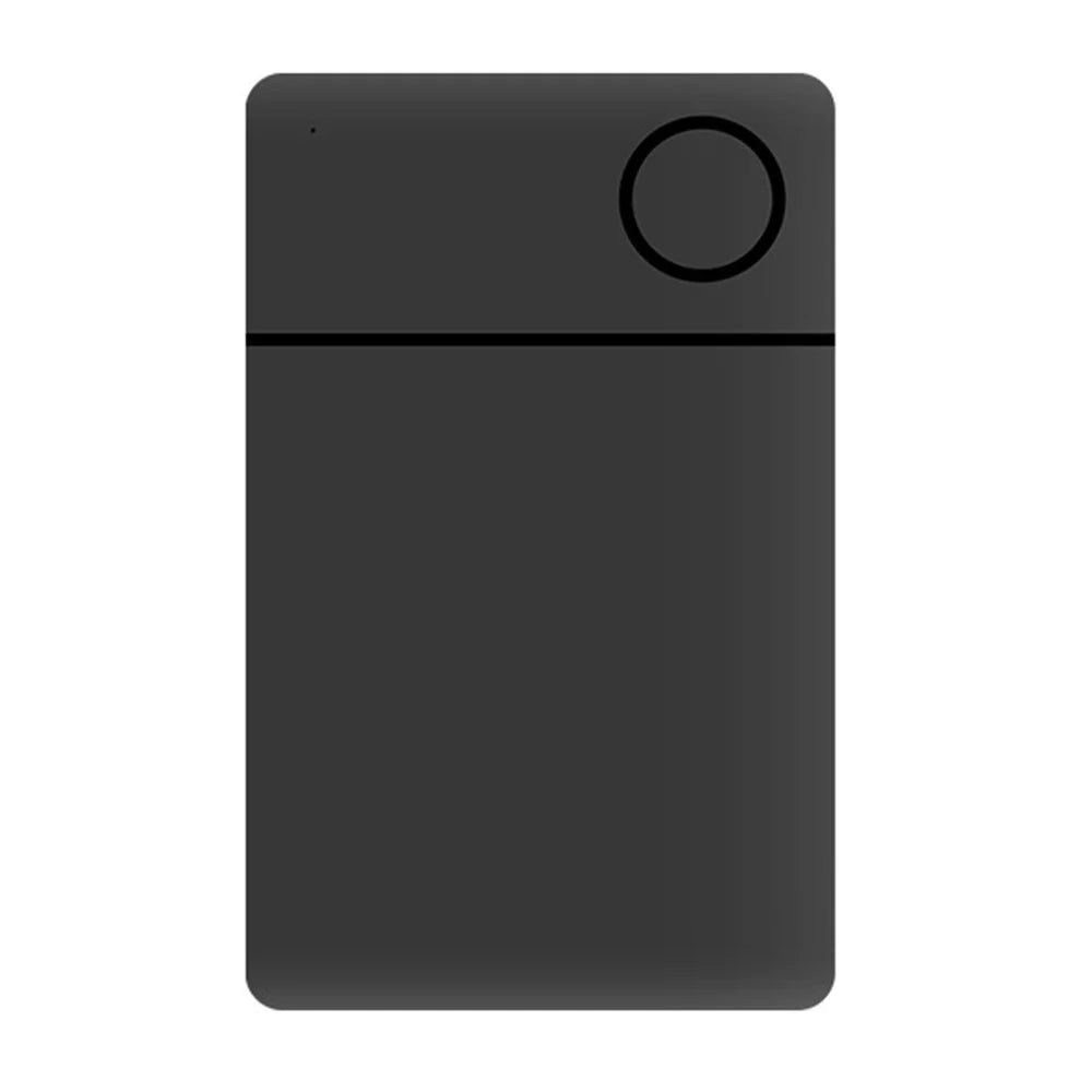 iCard 01 Card Shaped Tracker Ultra Thin Anti Lost Key, Wallet Finder for iOS - Black - 1