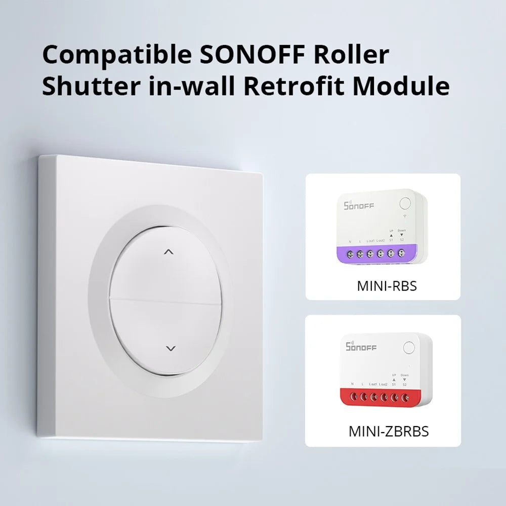 SONOFF ERBS For Sonoff MINI-RBS / MINI-ZBRBS Smart Curtain Roller Shutter Wall Switch Module Enclosure - 6