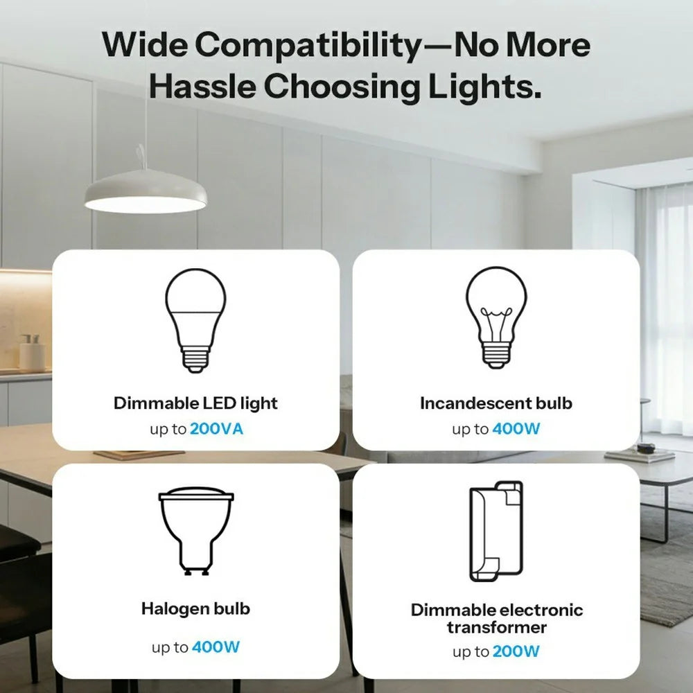 SONOFF MINI-ZBDIM Zigbee Smart Dimmer Switch Module Wireless Lighting Control for LED / Incandescent / Halogen Light - White - 3