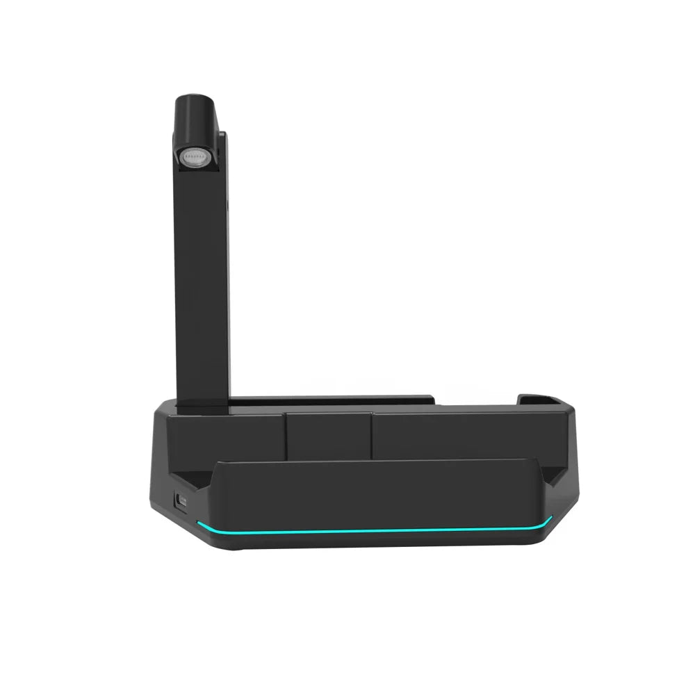 KJH Charging Dock for Asus ROG Xbox Ally X (2025)/Ally (2025) Magnetic Fast Charging Stand with LED Light Strip - Black - 6