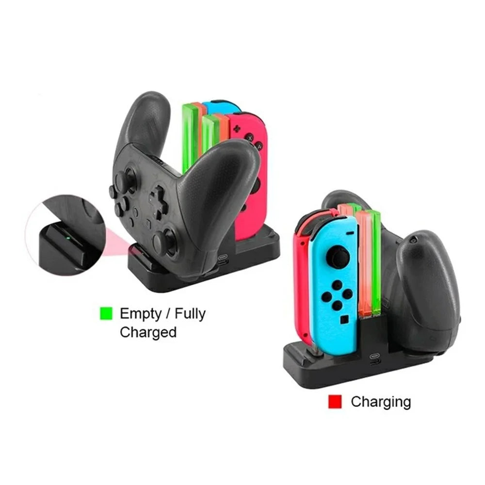 DOBE TNS-1756 Charging Dock Charger Station for Nintendo Switch Joy-con Pro Game Accessories - 4