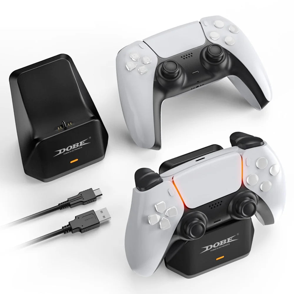 DOBE TP5-0586 for PS5 Gamepad Charger Dock Gaming Controller Charging Station - 4