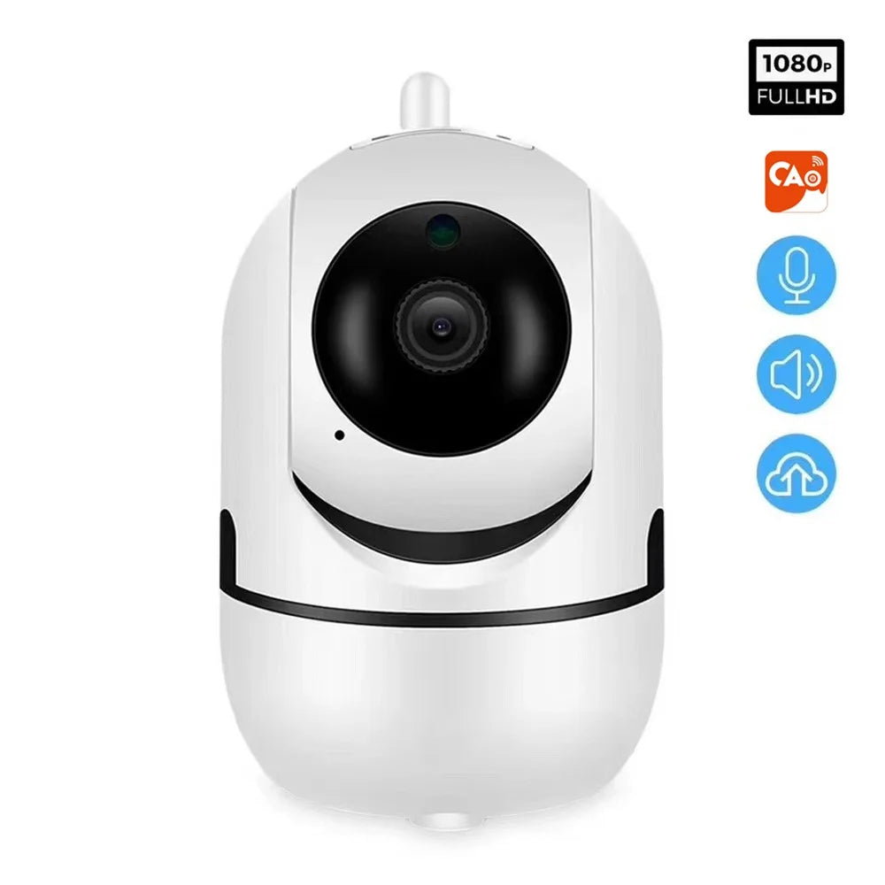 D303 Home Security Camera System 3MP HD Indoor WiFi Pan Tilt Pet Baby Monitor Night Vision 2 Way Audio Supports 128G Card Storage Camera - US Plug - 2
