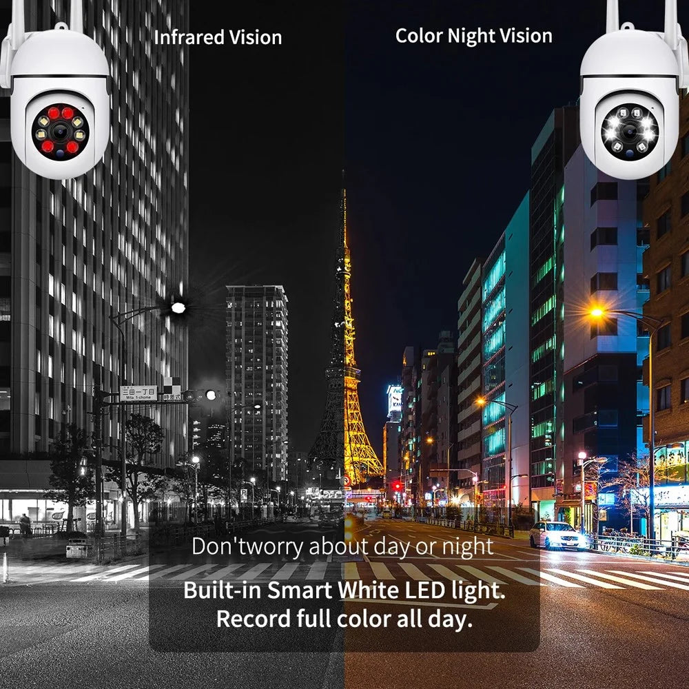A7 Wireless WiFi Surveillance Camera Two-Way Voice Camera Monitor Support Night Vision for Home, Office - 6