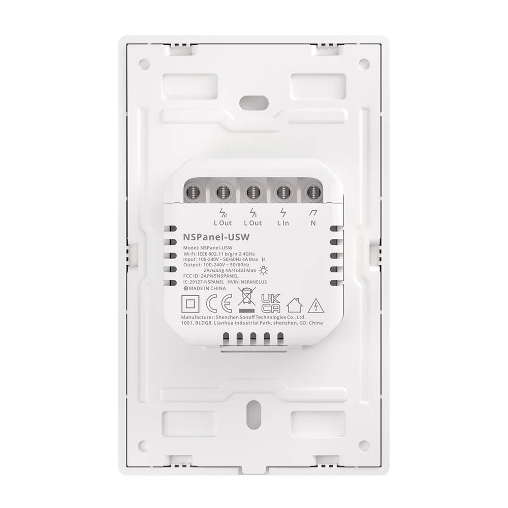SONOFF NSPanel-USW Smart Scene Wall Switch Panel Smart Home Control Touchscreen Control - US Plug - 3