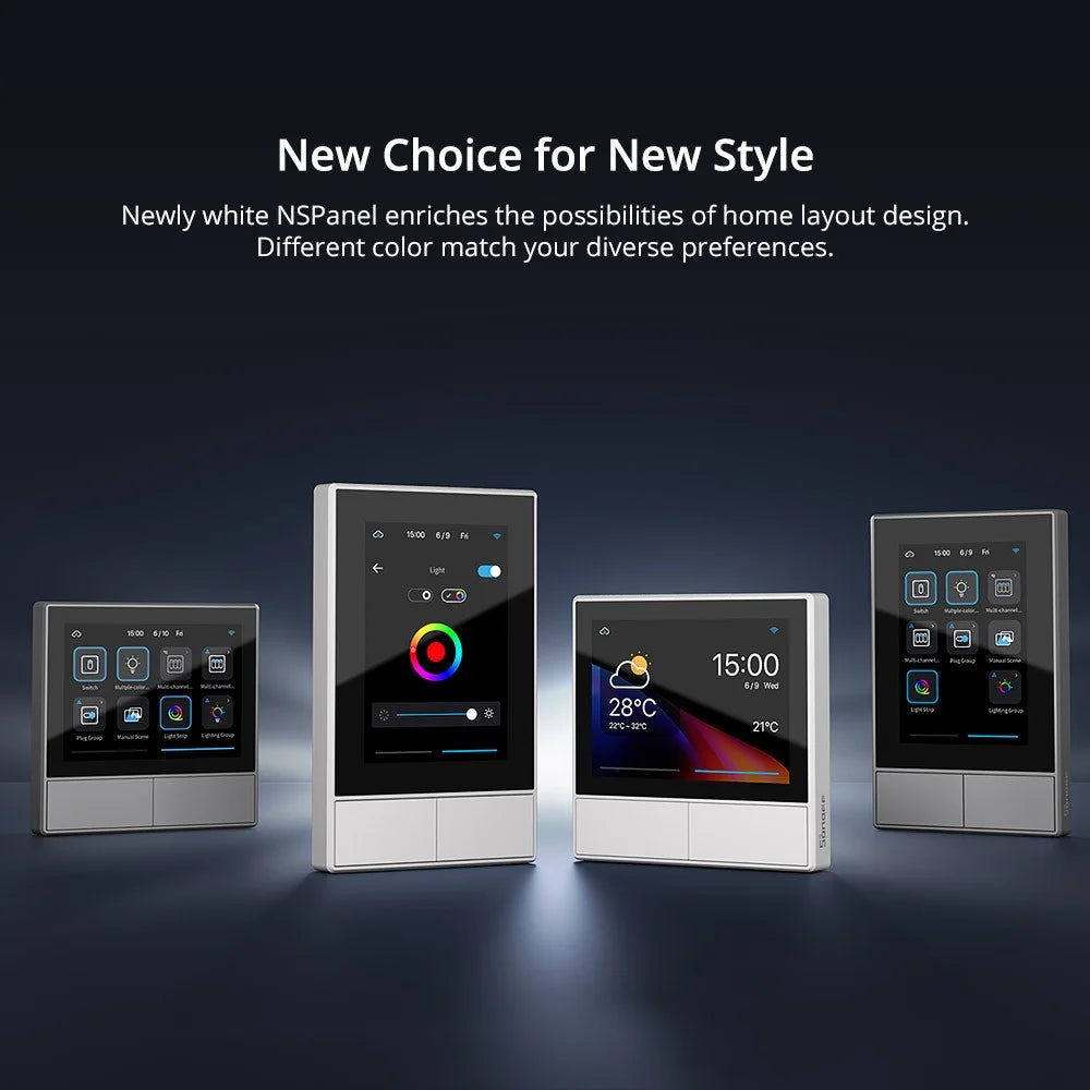 SONOFF NSPanel-USW Smart Scene Wall Switch Panel Smart Home Control Touchscreen Control - US Plug - 5