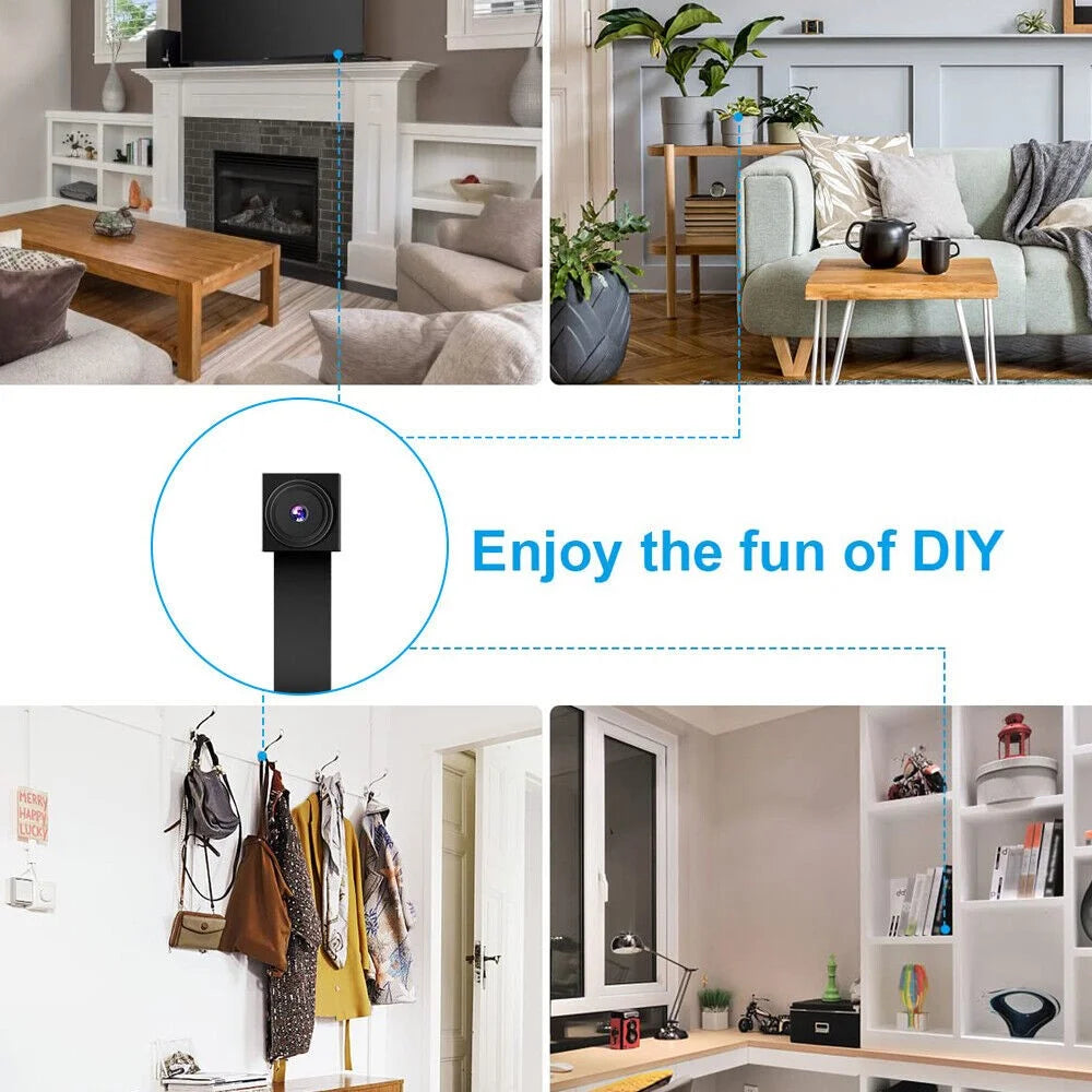 Wireless WiFi Mini Camera HD 1080P Module Camera with DIY Button Motion Detection AVI Home Security Mini Camera - 5