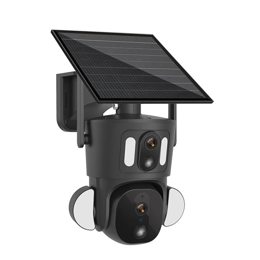 Q32 HD 2K+4MP Dual Lens Security Camera EU Version 4G Network Solar Monitor - 7