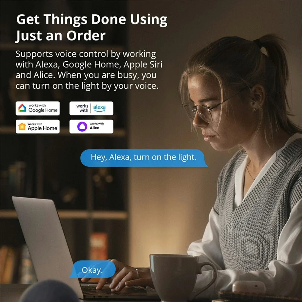 SONOFF Switchman M5-3C-120W Smart Wall Light Switch 3 Gang for Apple Home, Alexa, Google Home (M5 Matter) - 4