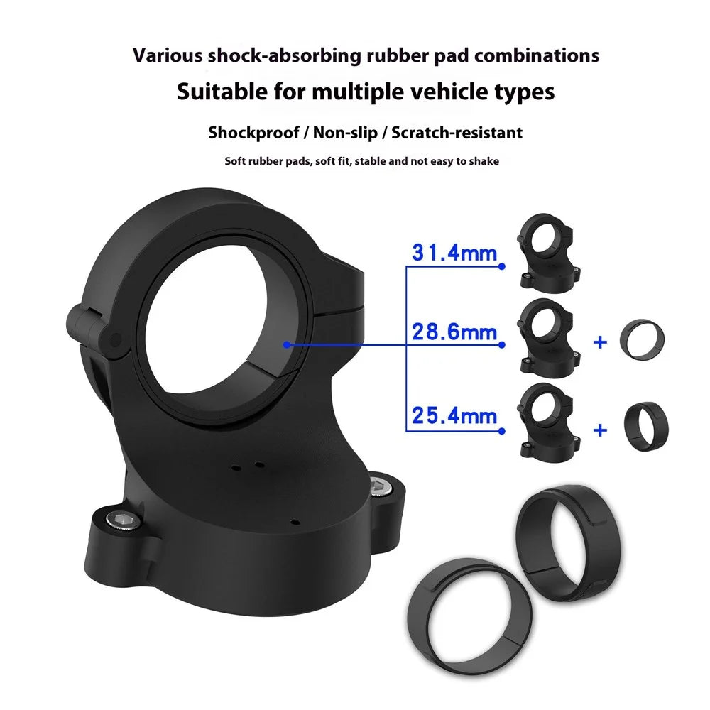 For Garmin Varia / Edge Bike Computer Taillight Mount MTB Bicycle Speedometer Bracket - 6
