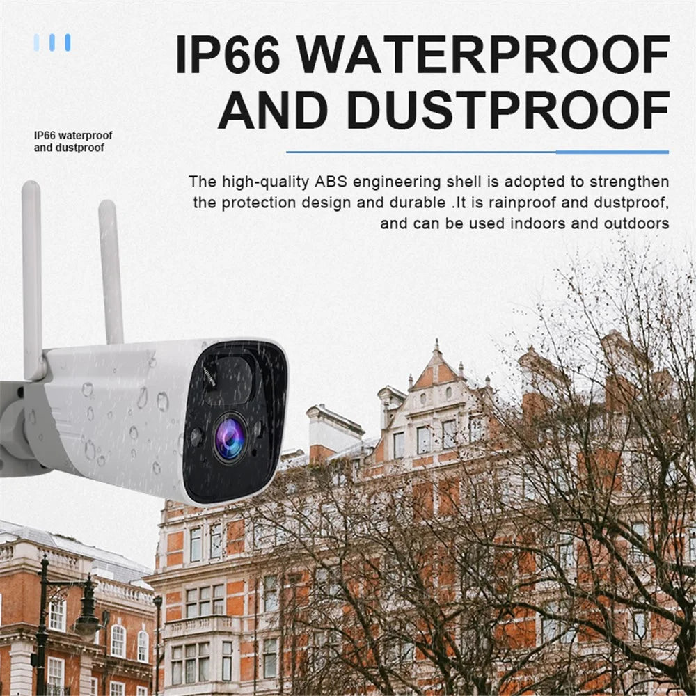SN-P8-SP Solar Powered Security Camera Home Monitor Waterproof Camera - UK Plug - 6