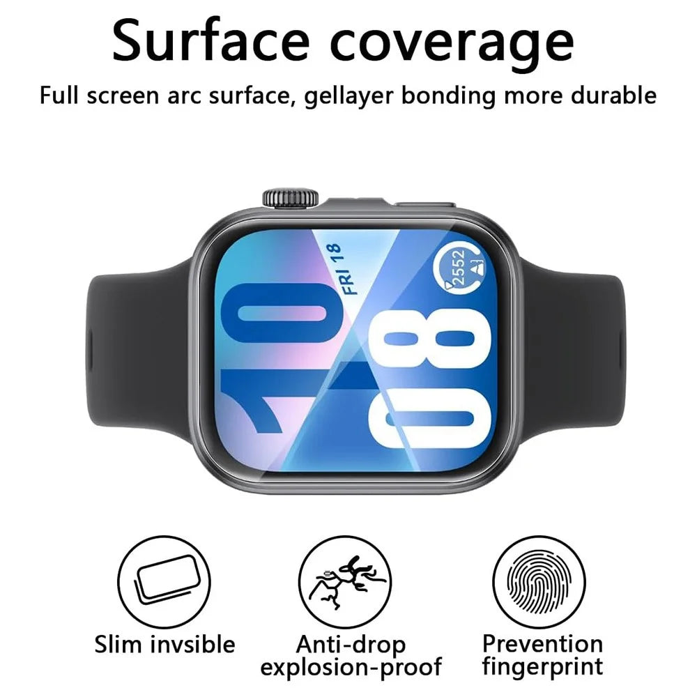 3Pcs For Huawei Watch Fit 4 TPU Watch Screen Protector Anti Scratch HD Clear Hydrogel Film - 2