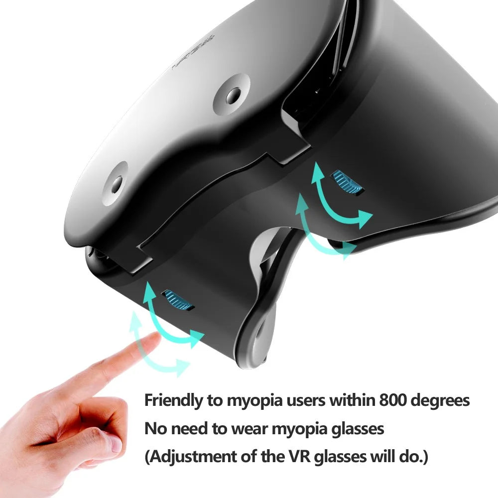 VRG VRGPro X7 VR Headset Blue-light 3D Virtual Reality Glasses Compatible with Mobile Phones Universal Virtual Reality Goggles for Kids & Adults - 5