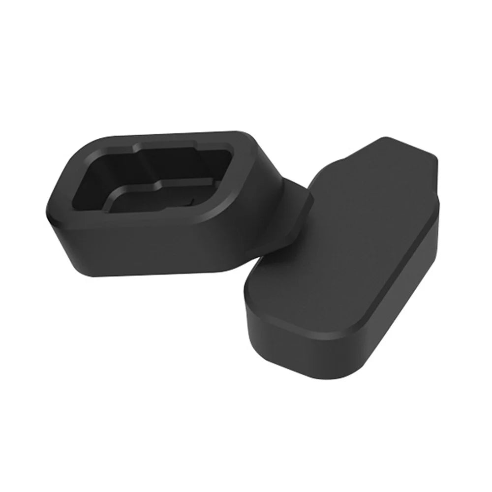 For Coros Pace Pro / Pace 2 / Apex 42mm / Apex 2 / Vertix / Vertix 2 / Huami Amazfit Falcon Silicone Anti-Dust Plug - Black - 2