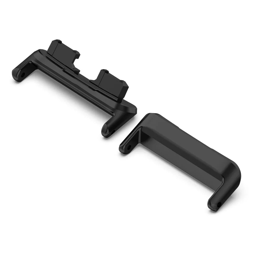 1 Pair For Huawei Band 9 / Band 9 NFC Watch Strap Connector 16mm Stainless Steel Connector - Black - 1