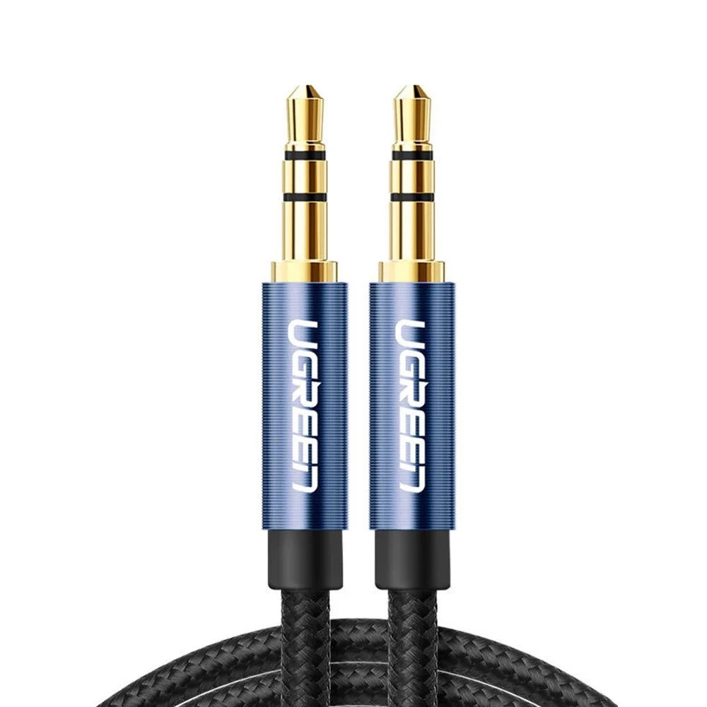 UGREEN 10686 1.5 Meters 3.5mm Male to Male Stereo Audio Cable for Smartphone/MP3 Player/Tablet/Car Player - 1