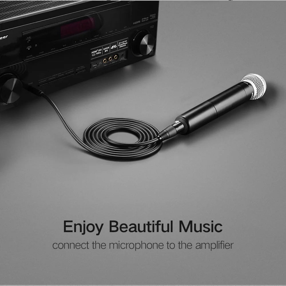 UGREEN 1m 6.35mm TRS Male to Cannon XLR Female Audio Cable for Microphone Speakers Sound Consoles Amplifier - 2