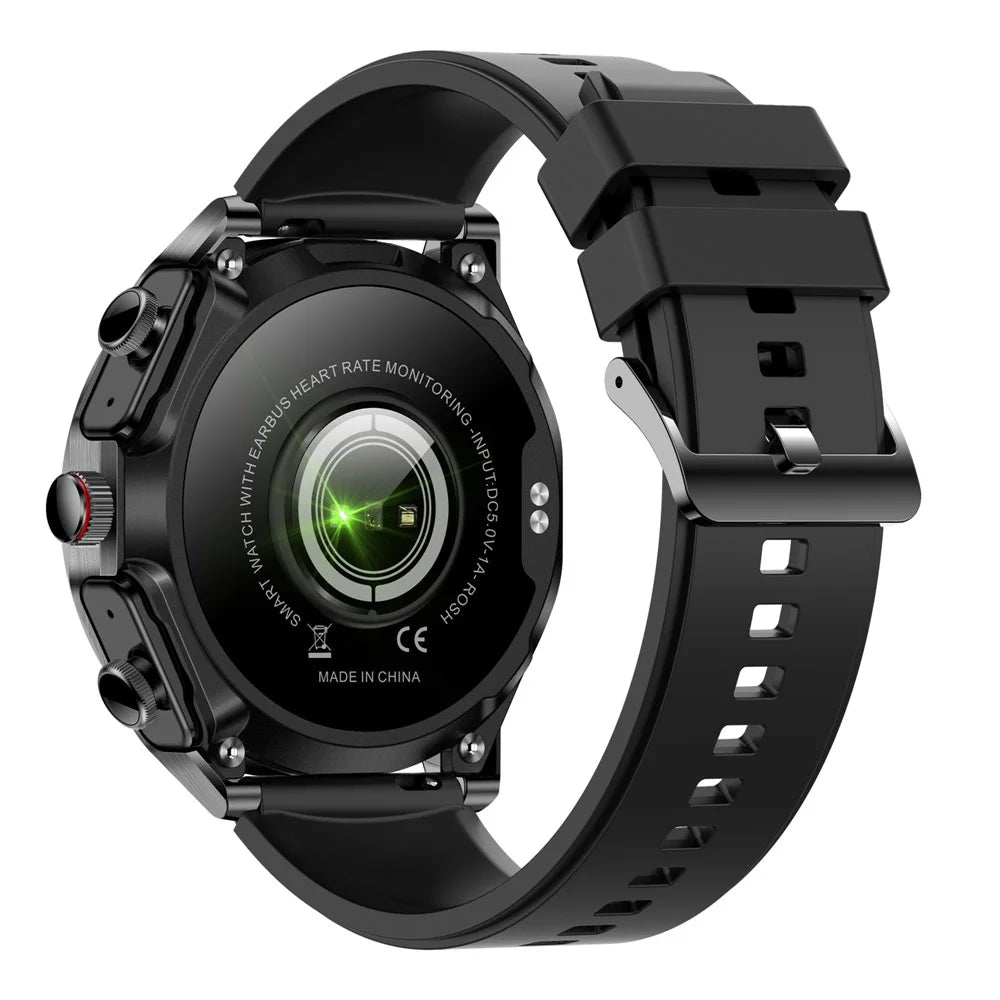 T95 2-in-1 1.52-inch IPS Screen Smart Watch Waterproof Bluetooth-compatible Call TWS Earphones - Black - 5