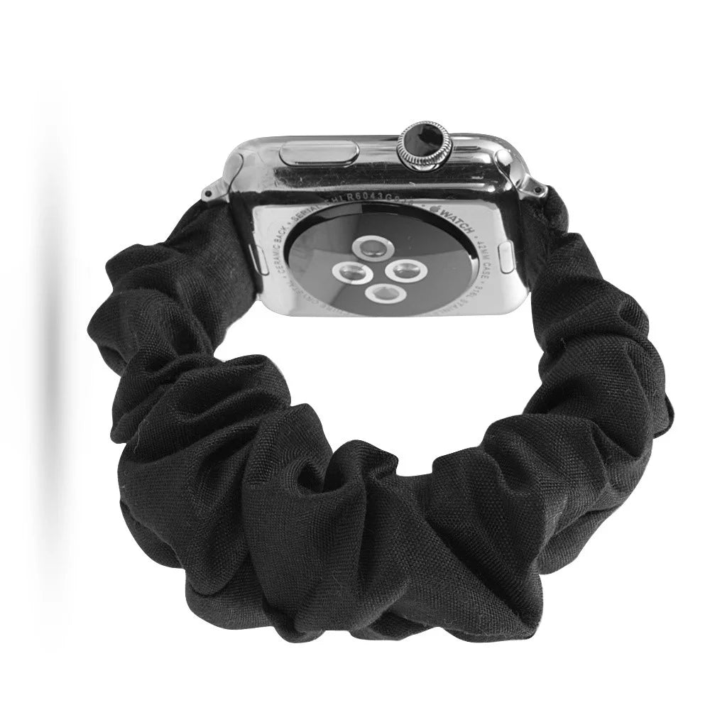 Pattern Printing Cloth Wrist Bracelet Strap for Apple Watch Series 11 10 42mm / 9 8 7 41mm / SE3 SE2 SE 6 5 4 40mm / 3 2 1 38mm - Style A - 2