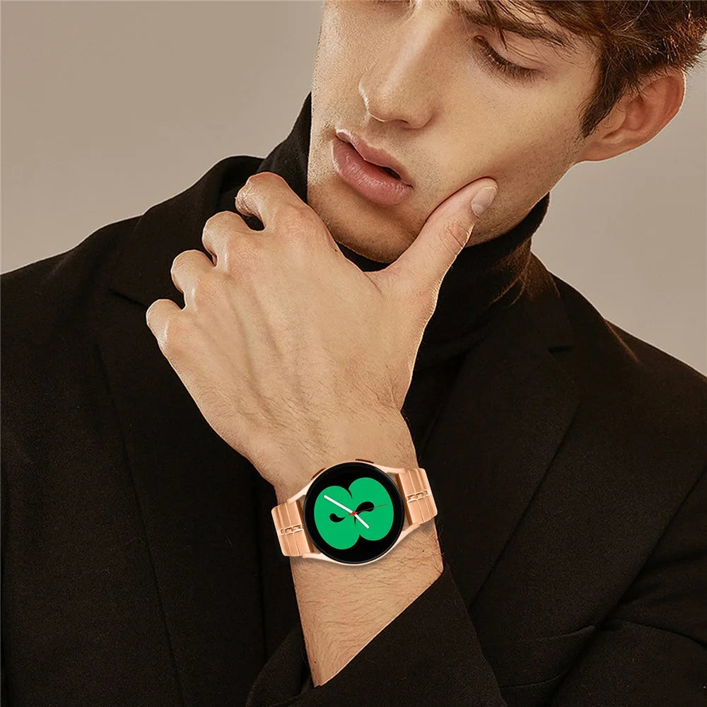 For Gabb Watch 2 Replacement Watch Strap Fashionable Stainless Steel Band - Rose Gold - 5
