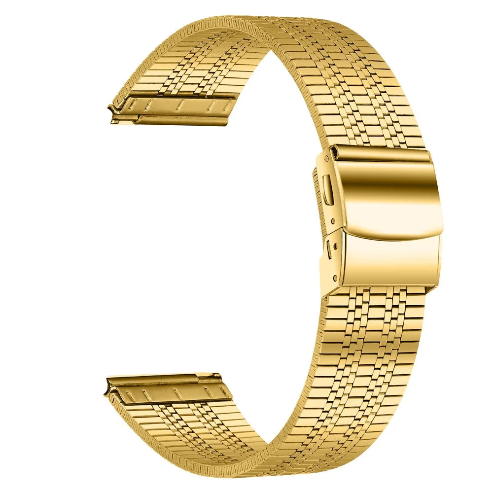 20mm Wrist Band for Garmin Vivomove Style / Garminmove Style Stainless Steel Watch Strap - Gold - 1