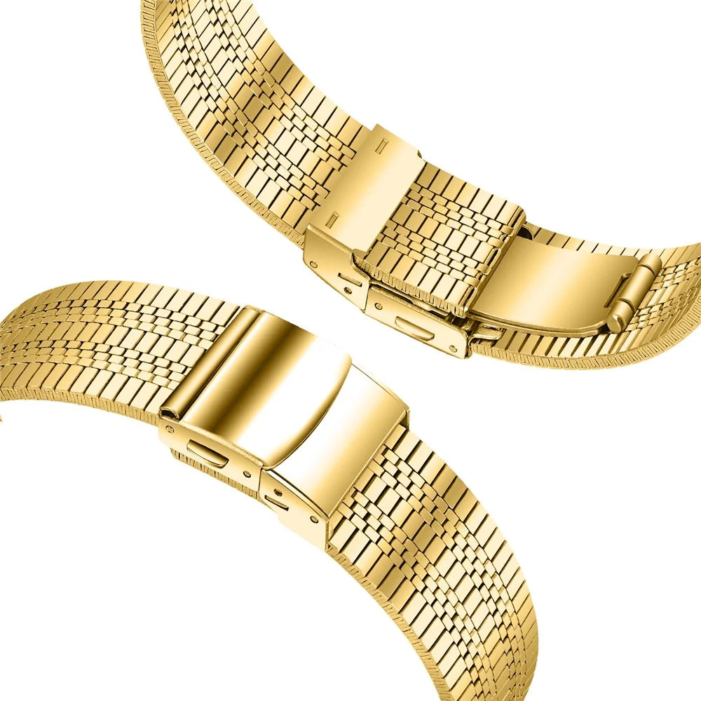 20mm Wrist Band for Garmin Vivomove Style / Garminmove Style Stainless Steel Watch Strap - Gold - 3