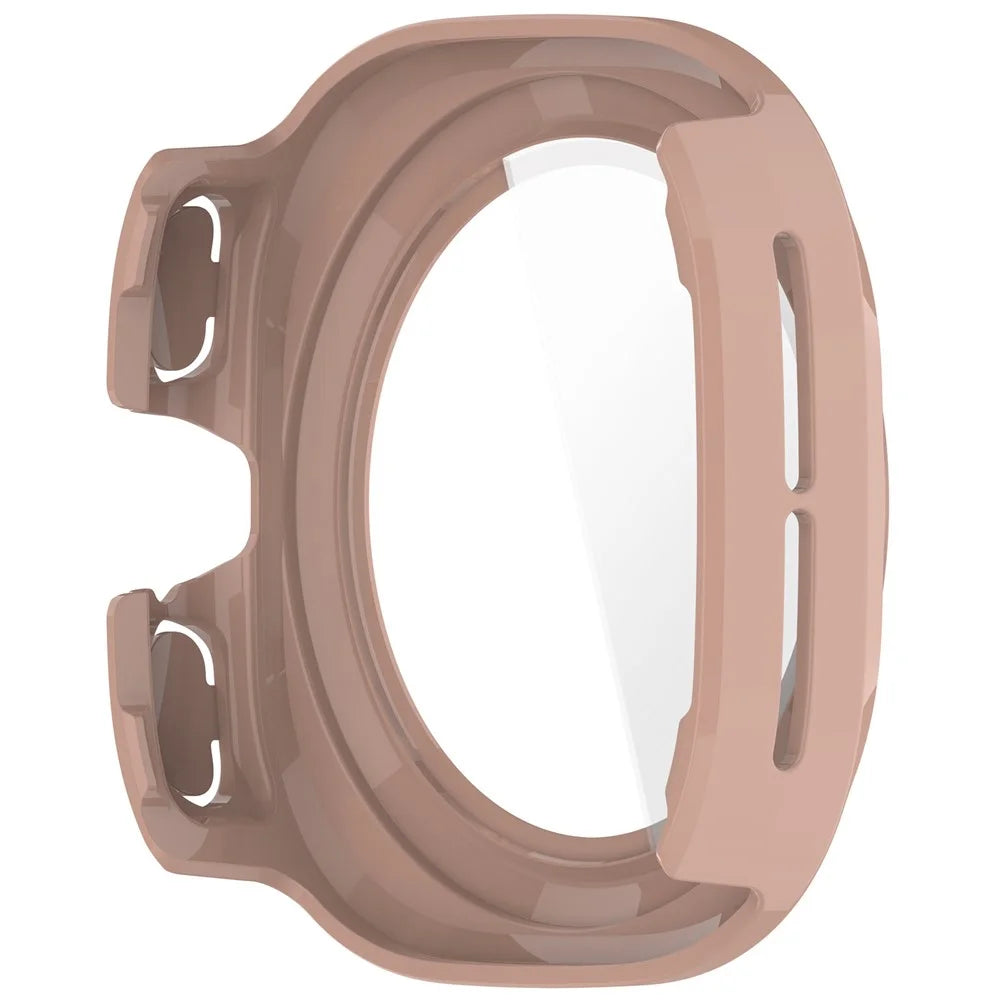 For Samsung Galaxy Watch Ultra (2025) 47mm / Ultra 47mm PC Protective Case Watch Frame Integrated with Tempered Glass Screen Film - Pink - 3