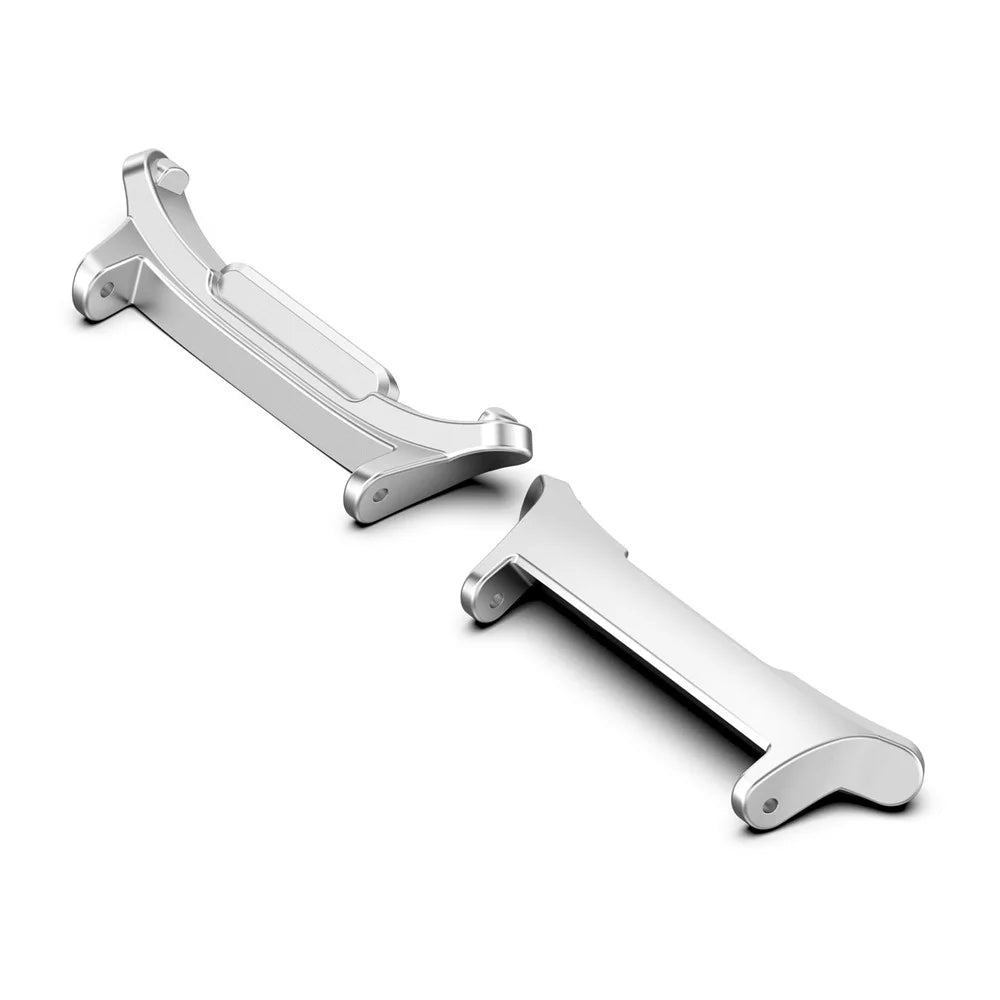1 Pair for Samsung Galaxy Watch Ultra 47mm Watch Strap Stainless Steel Connector 20mm Band Adapter - Silver - 1