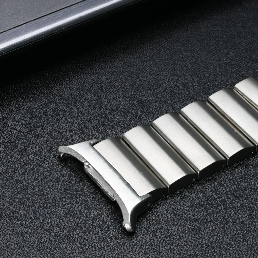 For Samsung Galaxy Watch Ultra2 47mm / Watch Ultra (2025) 47mm / Watch Ultra 47mm Titanium Alloy Strap Smart Watch Replacement Band - Silver - 4