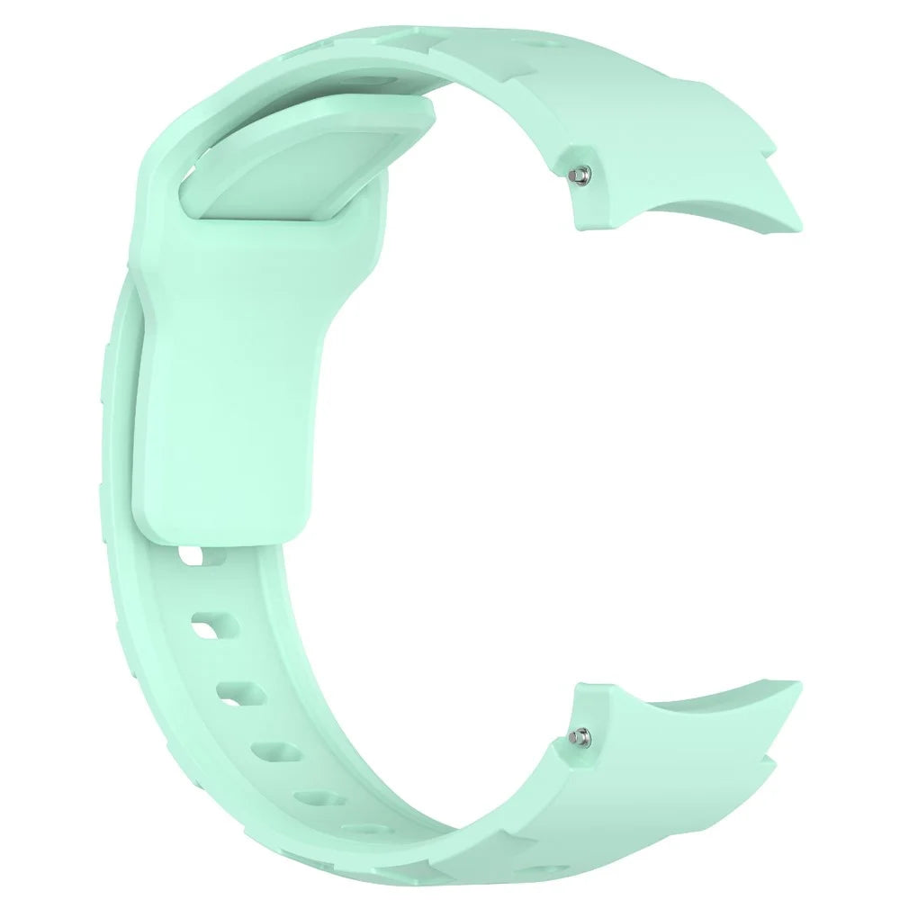 KALEBOL Silicone Band for Samsung Galaxy Watch7 44mm / 40mm Adjustable Watch Strap - Teal - 2