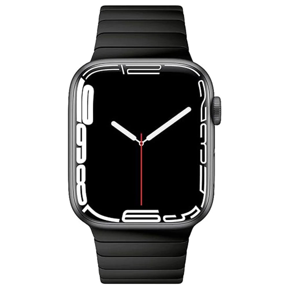 Watch Band For Apple Watch Ultra 3 2 1 49mm / Series 11 10 46mm / 9 8 7 45mm / SE3 SE2 SE 6 5 4 44mm / 3 2 1 42mm 1-Bead Bamboo Link Titanium Alloy Strap - Black - 3