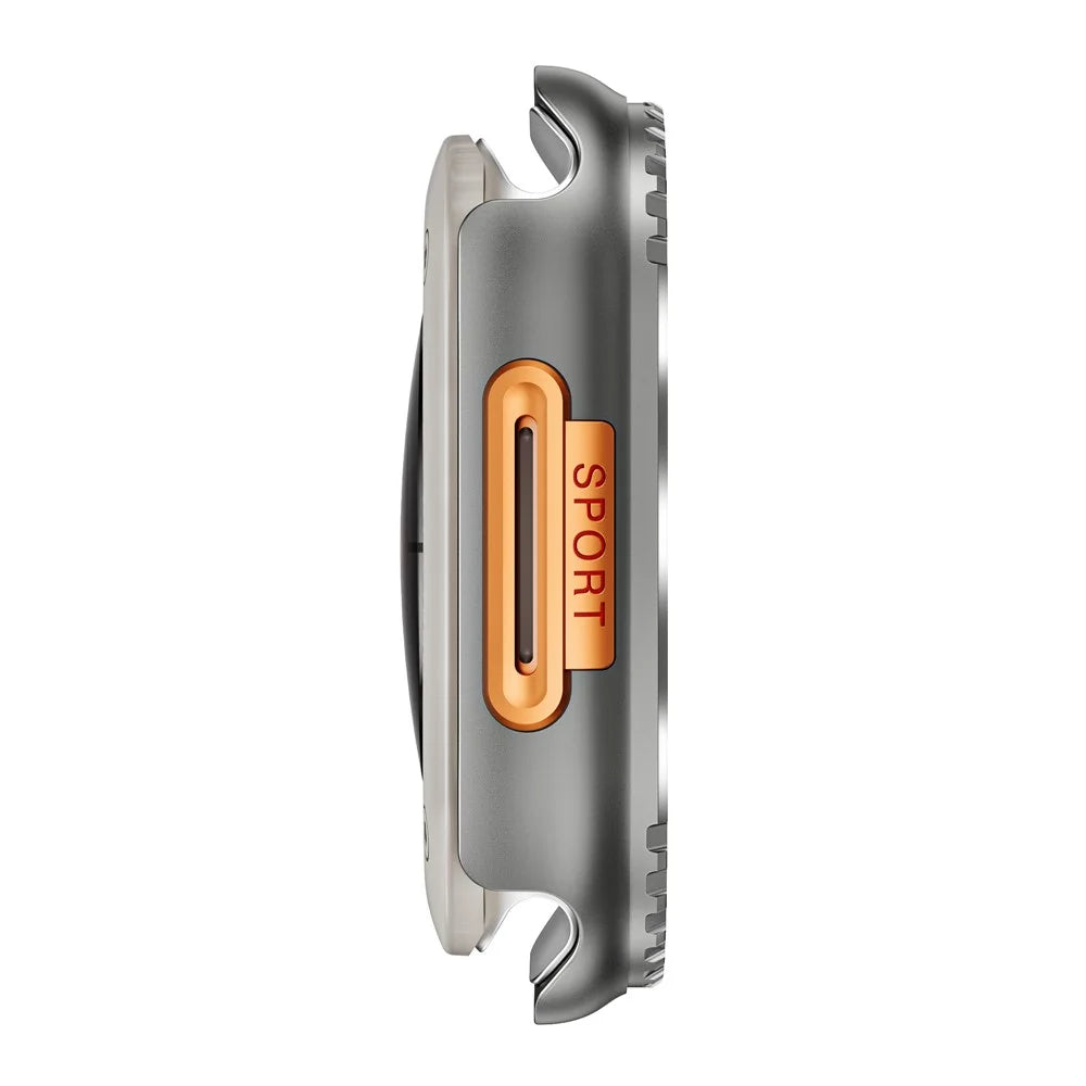 For Apple Watch Series 11 / 10 42mm Metal Case Watch Protective Cover - Grey - 4