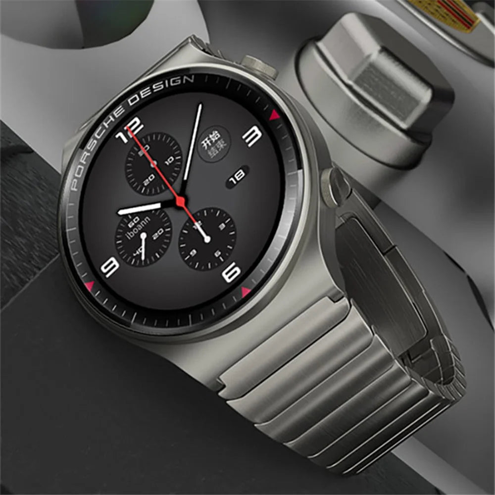 22MM Stylish Stainless Steel Watch Band Replacement Wrist Strap for Huawei Watch GT 2 Pro - Silver - 3