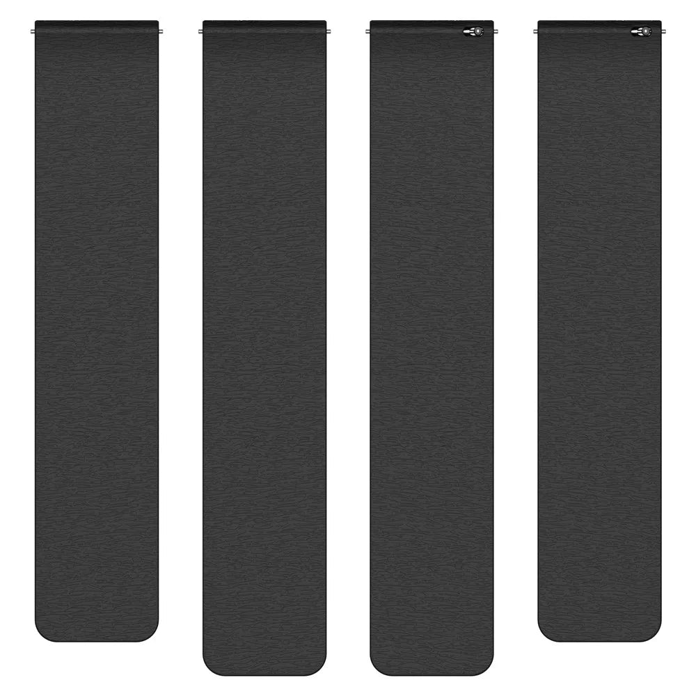 Watch Band for Huawei Watch GT 5 Pro / GT 5 / GT 4 / GT 3 / GT 2 46mm Cloud Wood Grain Universal 22mm Silicone Magnetic Strap - Black - 5